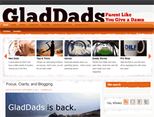 Tablet Screenshot of gladdads.com